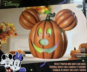 Disney Mickey Kürbis beleuchtet 20" Jack O Laterne Costco Halloween - Bild 1 von 8