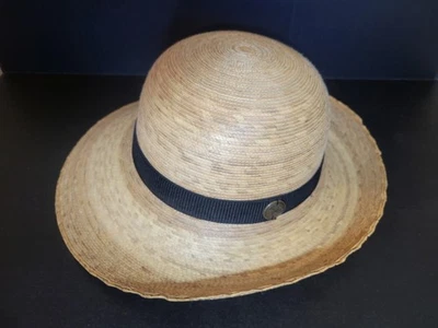 Straw Hat Tula Austin Fedora Sun Texas Preppy Sun Handwoven Men Women Band - Image 1 of 4