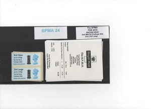 MACHIN BLUE  Ma12  BPMA TROLLOPE 200 O/P FEB 2015 A001 Collector PAIR POST GO - Picture 1 of 1