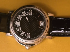 Gerald Genta.  Automatik Jump Hour Uhr G3694 Retro Sport Retrograde  - Bild 1 von 15