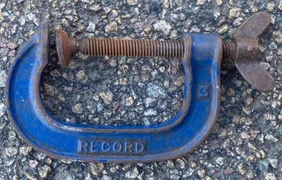 Record No. 3 G Cramp C Clamp Carpenters Workshop Tool 3" - Image 1 of 4