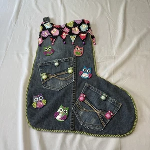 owl christmas stocking Jean  - Picture 1 of 3