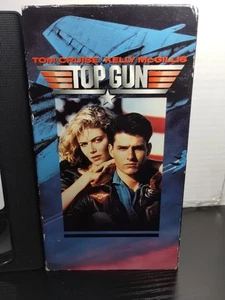 Top Gun (VHS, 1986 Movie) Tom Cruise Vintage Good Condition Works - Imagen 1 de 3