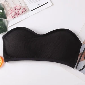 Top tubo envolvente elástico para mujer con almohadilla extraíble talla única spandex lycra - Imagen 1 de 24