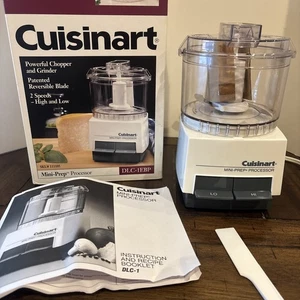 Vintage Cuisinart Mini- Prep Processor DLC-1EBP OPEN BOX 1999 No Bonus - Picture 1 of 7