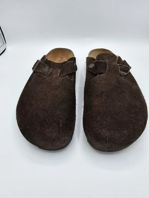 Zapatos sin cordones Birkenstocks de gamuza marrón para mujer talla 8,5 usados Foto 1 de 4