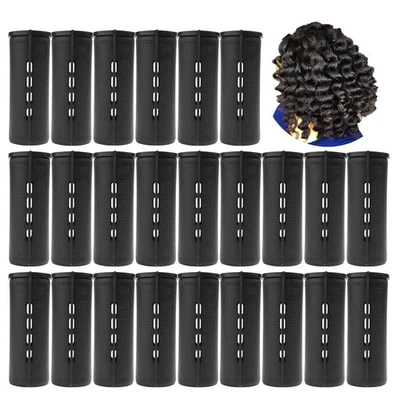 Jumbo Cold Wave Perm Rods Set (24 Pcs) for Women - Large Size Styling Rollers  - Image 1 of 4
