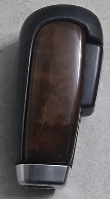 OEM 2007-12 Volvo S80 V70 S60 Black Leather Wood Grain Gear Shift Knob 31259405 - Image 1 of 4