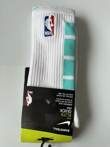Nike Elite weiß cyan Socken Herren 6-8 Damen 6-10 Jugendliche 5-7 Jahre (Beschreibung lesen) - Bild 1 von 2