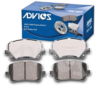 Комплект передних дисковых тормозных колодок ADVICS для Toyota Matrix 2003-2008 годов выпуска - тормозная шина mo - Изображение 1 из 4
