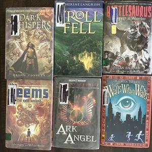 SET BESTEHEND AUS 6 Fantasy Science Fiction Drachen Mittelschule Junge Erwachsene HC Romane LESEN - Bild 1 von 15