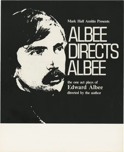 ALBEE DIRECTS ALBEE Original poster for The One Act Plays of Edward #133224 - Picture 1 of 1