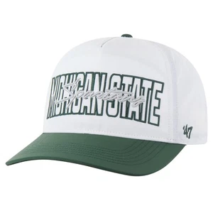 Hombre '47 Blanco Michigan State Spartans Lineman Hitch brrr - Sombrero Ajustable - Imagen 1 de 2