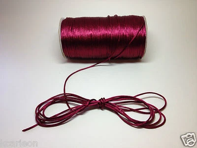 Cordón de cola de rata de 2 mm nudo chino/chino cola de rata joyería trenza a elegir por y colores Foto 1 de 3