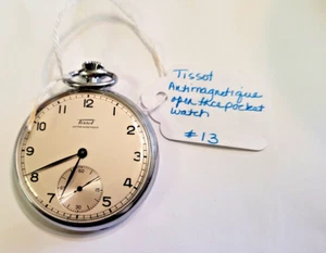 Reloj Bolsillo Mecánico Vintage TISSOT Hecho en Suiza 17 Joyas ---- FUNCIONA - Imagen 1 de 4