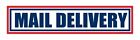 Mail Delivery Vehicle Magnet - Rural Route Mail Carrier - 18" x 4" Strip Magnet