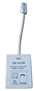 DSL Filter Excelsus technologies Inc. Excelsus Z-Blocker model Z-420UK-A, DSL H - Picture 1 of 6