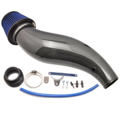 For HONDA CIVIC 92-00 EK EG Carbon Fiber Air Intake PIPE Induction + Air Filter  - Image 1 of 4