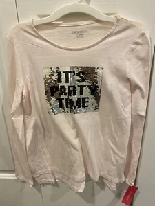 Girls size 10-12 long sleeve top-xhilaration-NEW! - Picture 1 of 3