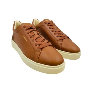 GANT Men's Brown Leather Lace Up Sneakers Trainers Shoes EUR 46 UK 11 US 12 - Picture 1 of 20