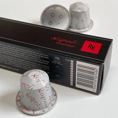 Nespresso NAPOLI Capsules Limited Coffee Espresso ORIGINAL OL Pods after vanilla - Image 1 of 4
