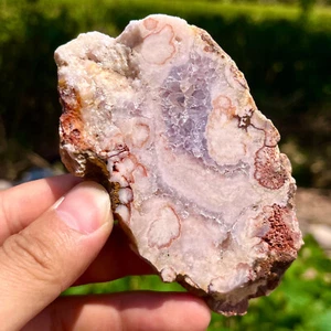 110g Natürlicher Schneeflocke Kirschblütenachat Madagaskar Reiki Heilstein - Bild 1 von 10