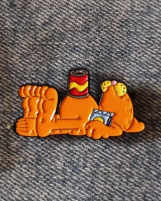 GARFIELD- ENAMEL PIN-SHIP ALL THE PINS YOU BUY FOR $4.99-VISIT OUR STORE - Image 1 of 3