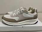 Express Men’s Suede Mesh Off Palette White Beige Runner Sneakers White Size 11