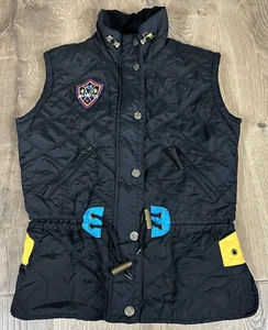 Obermeyer Kelly Junior Youth 10 Quilt Vest Sleeveless Full Zip Black Insulated - Picture 1 of 9