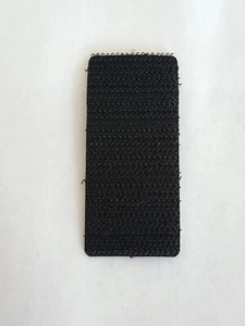 VELCRO Brand 26x56mm Black Stick On Tape, Hook strip only - Picture 1 of 3