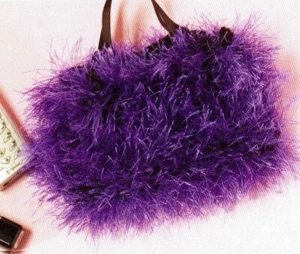CHARMANTE Handgelenktasche Pouf Handtasche/Häkelmuster NUR ANLEITUNG - Bild 1 von 1