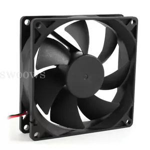 AU 12V 120x120x24mm 12cm dual Ball Bearing PC Brushless Cooling Fan 2Pin 120mm - Picture 1 of 9