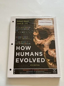 How Humans Evolved 9th Edition UNLV Anth 102 Intro to Biological Anthropology - Imagen 1 de 2