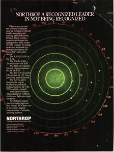 Northrop ECM Electronic Countermeasures B-52 B-1B AN/ALQ Vintage Print Ad 1984 - Picture 1 of 5