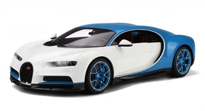 1/12 GT Spirit Kyosho Bugatti Chiron in white and Blue  KSR08664W-Z - Picture 1 of 11