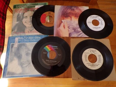 Оливия Ньютон Джон набор из 4 45s w картина рукава, Япония 45 и промо - Изображение 1 из 4