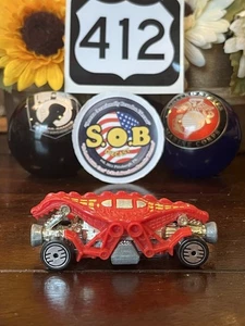 Hot Wheels Ultra Hots Double Demon Diecast Red Dragster USED NM Condition HK - Picture 1 of 10