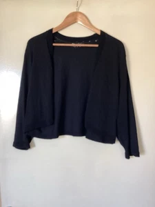 WOMENS TS BLACK BOLERO STYLE CARDI SIZE S - Bild 1 von 5