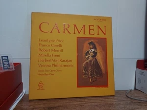 Bizet Opera Carmen Complete Songs Karajan/Vpo 3 Vinyls &book Included - Picture 1 of 4