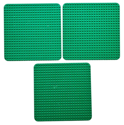 3x LEGO DUPLO große Platte 38x38cm - Grün - Grundbauplatte Bauplatte Grundplatte - Bild 1 von 4