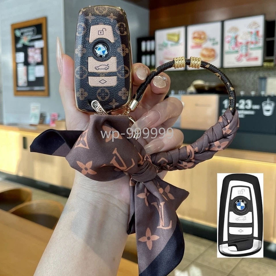 Funda de cuero para llavero BMW F12 F30 1 2 3 X1 X5 X6 Foto 1 de 4