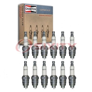 12 pc Champion Copper Plus Spark Plugs for 1939 Packard Model 1707 Ignition en - Picture 1 of 5