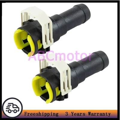 2x New Cooling Water Hose Heater Pipe Connector D651-61-240 For Mazda 2 3 5 6 - Image 1 of 4