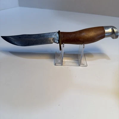 Cuchillo de caza de hoja fija Western W66 EE. UU. de colección hoja de 4,5” de 8,5” de largo sin funda Foto 1 de 4