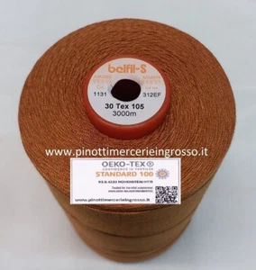 FILO PER JEANS BELFIL 30 PER ASOLE PELLE  POLIESTERE 100%-CONI 3000 MT - GERMANY - Picture 1 of 8