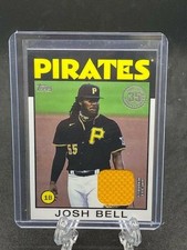 2021 Topps Josh Bell 1986 Pirates 86B-21 35th Anniversary - Game Worn Patch Rare