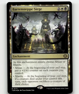 FOIL - MTG - Barrensteppe Siege #171 - Tarkir: Dragonstorm - Picture 1 of 1