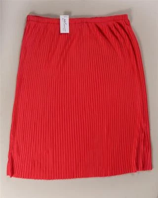 Falda plisada coralina plus colección NY para mujer 100 % poliéster nueva con etiquetas talla 1X $54 Foto 1 de 4