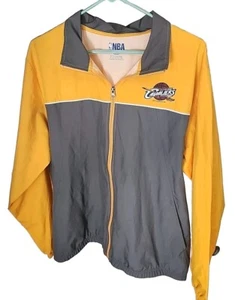 Men's NBA Cleveland Cavaliers lightweight windbreaker jacket size Medium clean! - Picture 1 of 4