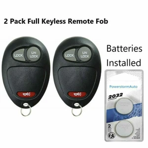 2 piezas para Hummer H3 2006 2007 2008 09 2010 coche control remoto llave de entrada sin llave llavero 315HMZ - Imagen 1 de 6